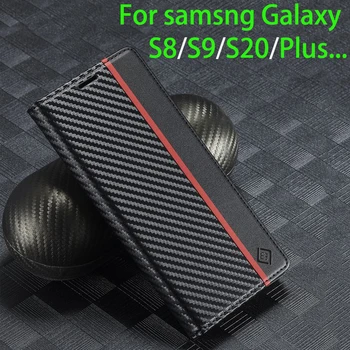 Torbica - novčanik za Samsung Galaxy S8 S9 S20 S21 Plus Ultra FE Napomena 20 A51 A71 A22 A32 A02S Magnetski Flip Luksuzna Kožna Torbica za telefon