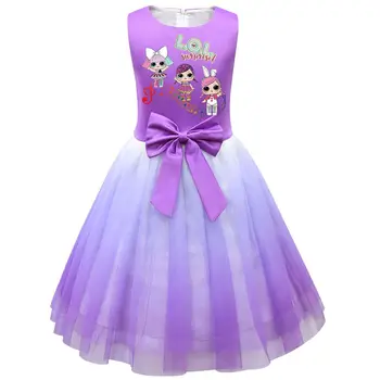 LOL Iznenađenje Lutka Haljina za djevojčice Haljina Princeze za djevojčice Dječja haljina Smještaj haljina Božićno haljina za djevojčice Jesen odjeća za djecu