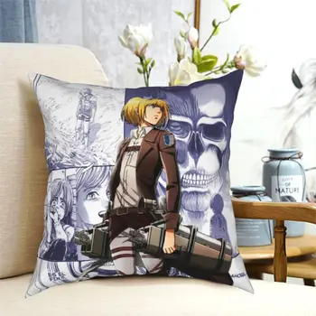 Armin Od Shingeki No Kyojin Jastučnice od poliestera Soba Napad na Titans Anime Jastučnicu Smiješno Dekor Jastučnicu 45*45 cm