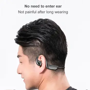 Slušalice s koštane vodljivosti Vodootporne Bežična Bluetooth kompatibilne Slušalice s Mikrofonom za Sportske vožnje Online sastanak