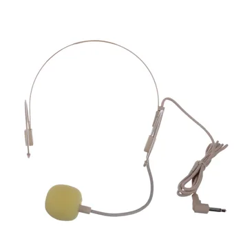 1 Set Dual Uho Kuka Krunica Slušalice Žični Mikrofon Višenamjenski Slušalice Mikrofon s Mini-utikačem od 3,5 mm Za nastup na modnoj Pisti