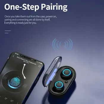 Y50 TWS Bežična tehnologija Bluetooth 5,0 Slušalice sa kontrolama na dodir 9D stereo Slušalice s Mikrofonom Sportske Slušalice Vodootporne Slušalice LED zaslon