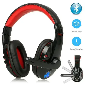 Wireless Gaming Slušalice S Mikrofonom 3,5 mm Utor za Slušalice LED Stereo Slušalice S Mikrofonom Za PC, Xbox One PS4 Prijenosni Audio Video