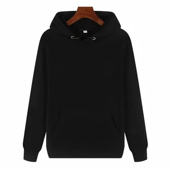 YOTEE Jesensko-zimska majica sa kapuljačom čiste boje, univerzalni džemper za par Unisex, Uradi sam Svoj personalizirani logo 2021 Novi