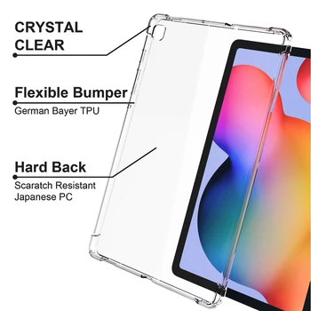 Šok-dokaz gel torbica od TPU s armirano kutom za Samsung Galaxy Tab S6 Lite 10,4 