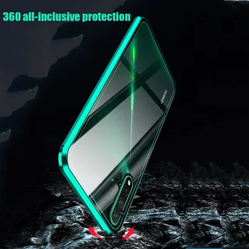 360 Magnetski Omotač Zaštitne Navlake za telefon Huawei P20 P30 P40 P50 Pro Mate 20 20X 30 40 Lite Nova 3E 5 5i 7 7SE 8 Stakleni poklopac