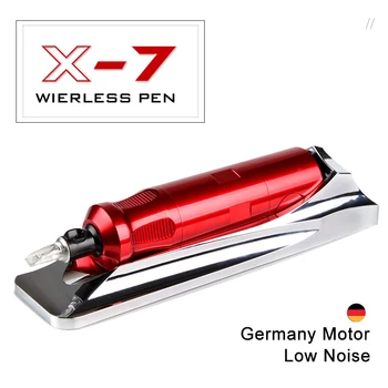 Profesionalni Učinak Stroj Za Tetovaže X7 Njemački Motor Niska Razina Buke Tiho Ugrađeni Bežični Snažan Hardver